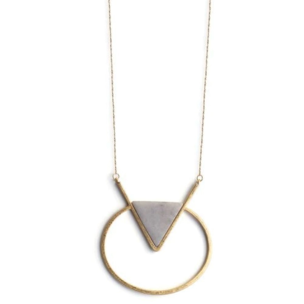Anthropologie Long Abstract Necklace